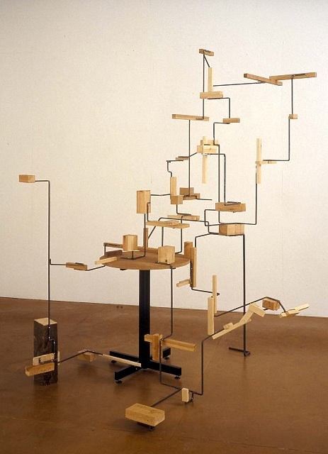 Charles Hewlings
In the Light, 2001
wood, steel, 225 x 183 x 160 cm