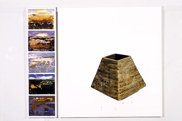 Vera Klement
Trace of Day No. 2, 2002
oil on canvas and paper, 84 x 100 in.