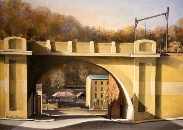 Babette Martino
At the Edge of Main on Shurs, 2004
oil on panel, 12 x 16 in.