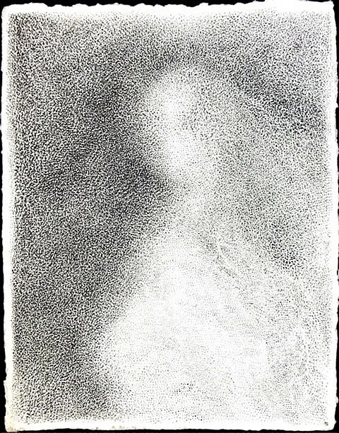 Gregory Masurovsky
Portrait de Jeune Femme, 1997
pen and ink on 100 percent rag paper, 26 x 22 in.