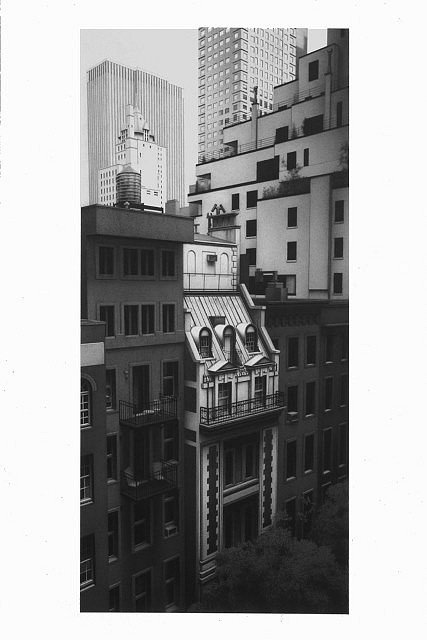 Anthony Mitri
West 54th Street, From the Museum of Modern Art, New York, NY, 2006
charcoal on paper, 36 x 16 1/2 in.