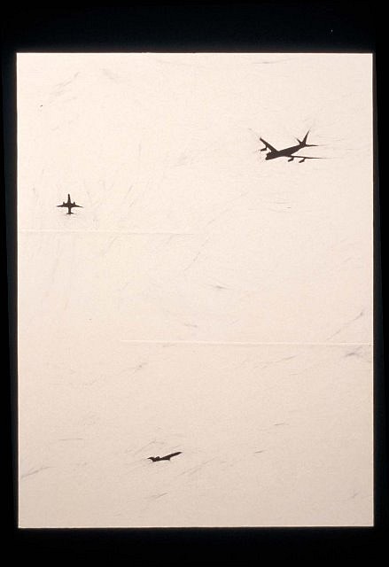 Necee Regis
Flight 3, 2001
oil on paper on panel, 48 x 36 in.