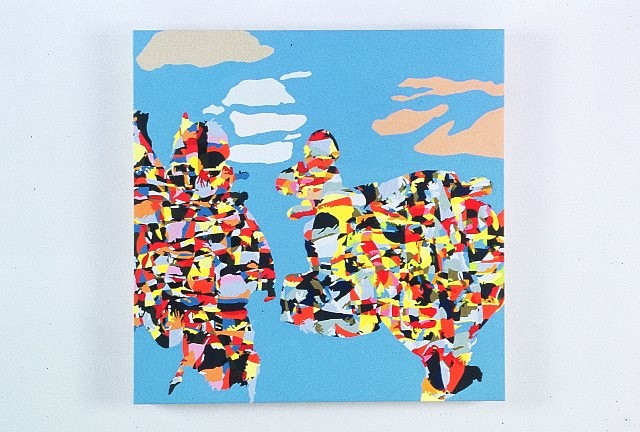 Beth Reisman
Skyscape I (Boetti), 2005
acrylic on wood, 18 x 18 in.