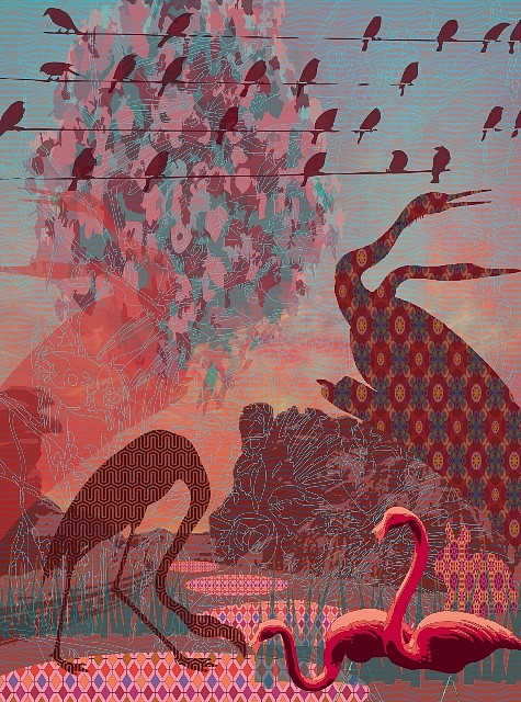 Kim Salerno
Red Yonder 2, 2010
digital print, 55 x 41 1/2 in.