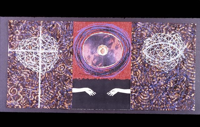 Juan Sanchez
Resurrection, 2005
oil, mixed media on wood panel, 74 x 72 in.