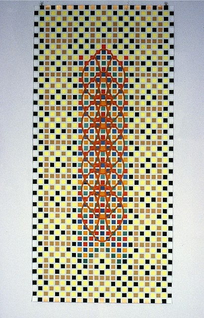 Douglas Sanderson
Arcane Image, 2005
acrylic and alkyd oil on mylar, 65 x 31 in.