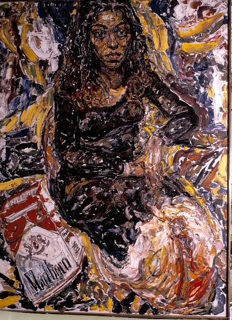 Philip Sherrod
Baby Esquinca, 1998
oil on canvas, 63 1/4 x 48 in.