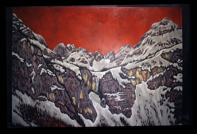 Karen Standke
Winterlicher Wasserfall, 2008
oil on canvas, 200 x 140 cm