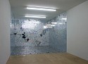 Goran Tomcic, A Shimmering Heart
2005, silver holographic paper, heart-shaped sequins