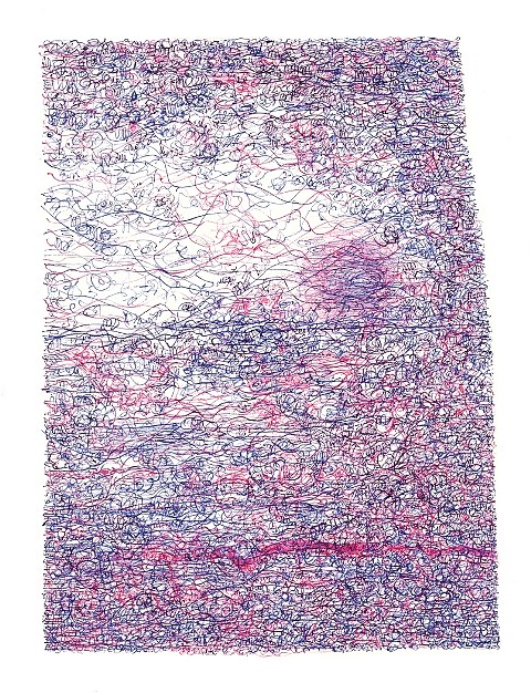 Marlene Vine
There Comes a Time 0905, 2009
pen and liquid acrylic on paper, 16 1/8 x 13 in.