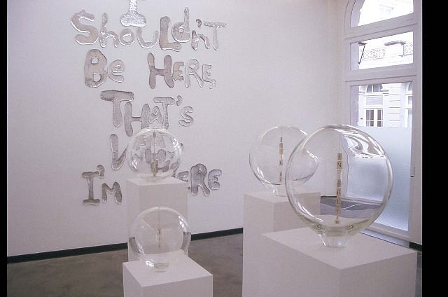 Rob Wynne
Imitation and Disguise, 2004
Installation View; JGM Galerie, Paris