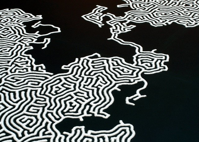 Motoi Yamamoto
Labyrinth (Detail), 2006
salt, 288 x 288 in.