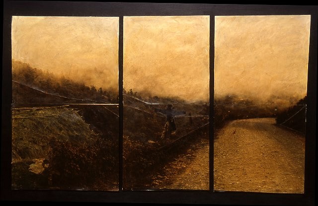 Leslie Addison
Todos Santos, 2005
mixed media, oil stick, encaustic, photo, 62 x 40 in.