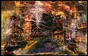 Raffic Ahamed, The Train
2007, mixed media collage