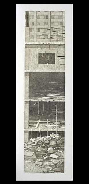 Md. Anisuzzaman
Complexity - 55, 2007
woodcut, 30 x 122 cm