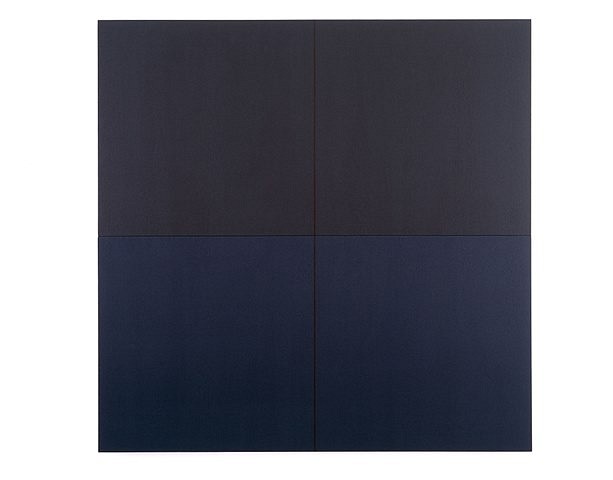 Perry Araeipour
LA 93, 1998
acrylic on raw canvas, 2 panels, 25 x 50 inches, joined: 50 x 50 inches