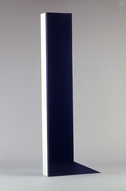 Deborah Whitman
A Door Partly Open - An Object that Contains Infinity for a Moment, 1990
wood, blue lacquer, 84 x 30 x 9 in.