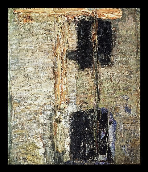 Eugenijus Cukermanas
Station, 2001
oil on canvas, 97 x 81.5 cm