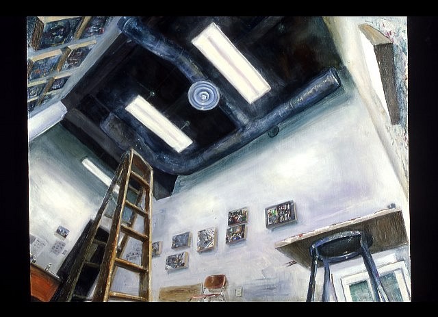 Amer Kobaslija
Poetics of Space, 2005
oil on wood, 12 x 17 inches