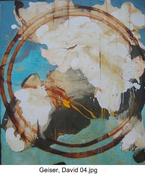 David Geiser
Double Ring, 2009
oil, pigment, varnish, m/m on board, 74 x 60 in.