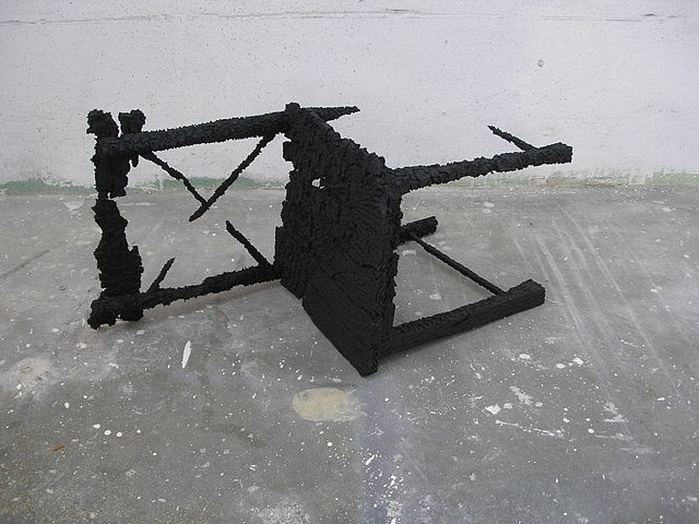 Sasha Serber
Burned Chair, 2005
polystyrene, 0.6 x 0.45 x 0.3 m