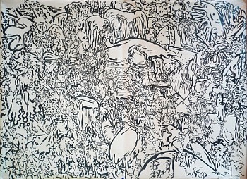 Suhee Wooh -&nbsp;Getting Lost inNorwegian Wood Drawings 1