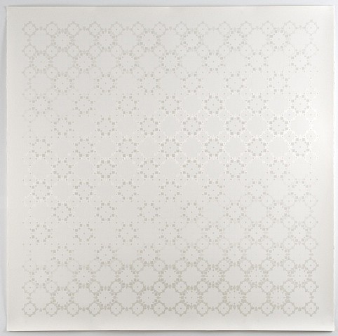 Marietta Hoferer
Big C9, 2010
strapping tape and pencil on paper, 60 x 60 in.