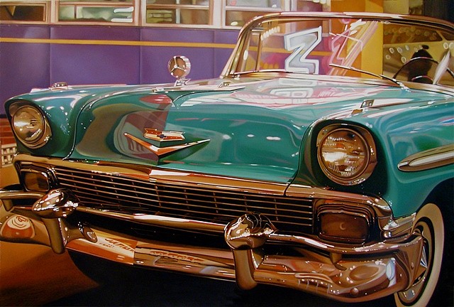 Cheryl Kelley
Chevy, 2011
oil on aluminum panel, 40 x 60 in.