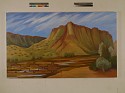 Kay WalkingStick, Rio Grande Gorge
2011, oil on wood panel