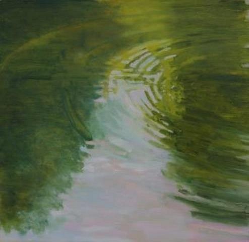 Gwendolyn Kerber
Pink Water Rings, 2011
oil on canvas, 22/ x 25/ in.