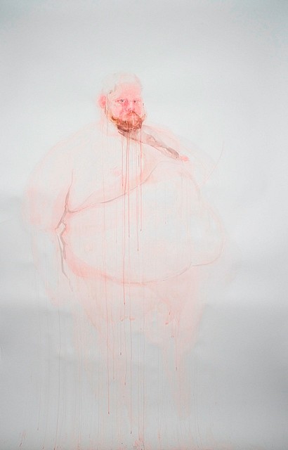 Brian Murphy
Invisible Self-Portrait, 2005
watercolor on paper, 96 x 60 in.