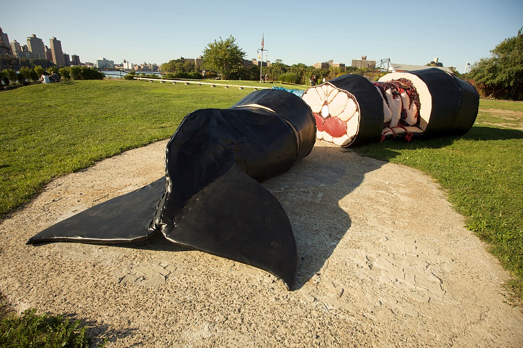 Tamara Kostianovsky
The Persistence of Agony, 2009
wood, vinyl, foam, 34 x 7 x 9 feet
Photo Credit: Roni Mocan