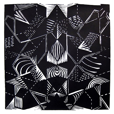 Florence Neal
Topkapi Riff, 2010
linoleum block print, 13 x 13 in.