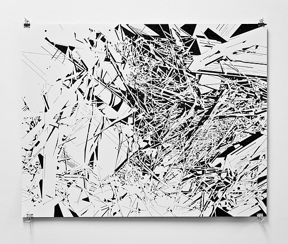 Margaret Inga Wiatrowski
Aberrations: No.16, 2012
ink on paper, 24 x 19 in.