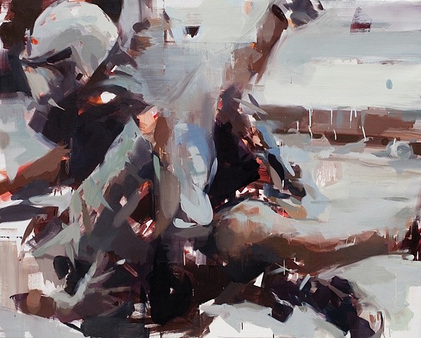 Jerome Lagarrigue
The Arrest, 2012
oil on linen, 60 x 74 in.
