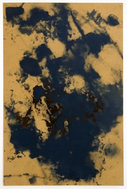 Ryan Foerster
The Sky is Falling printing plate, 2012
dirt chemicals on aluminum, 23 x 35 in.