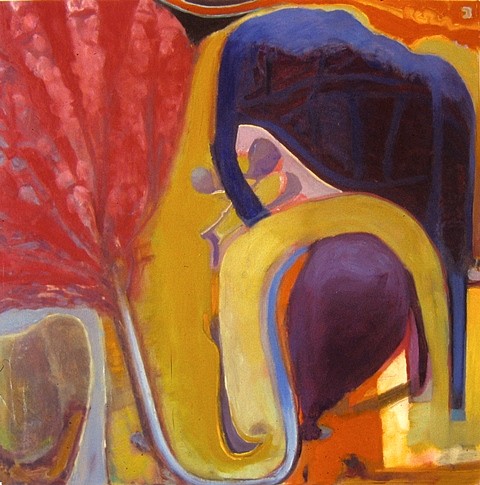 Julian Hatton
Yoga, 2006
oil on canvas, 24 x 24 in.