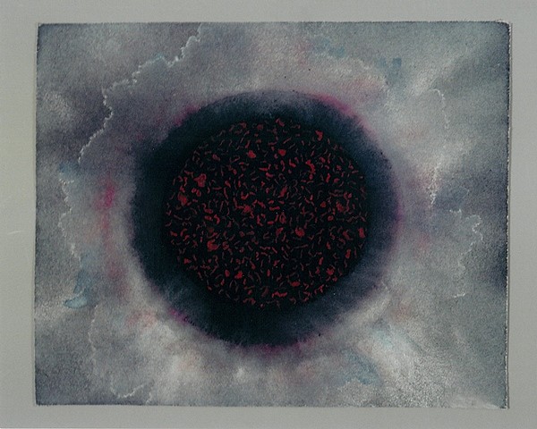 Oriole Feshbach
Coals for the World's Burning, 2010
watercolor on sandpaper, 9 x 11 in.