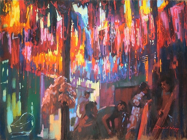 David Napp
Les Teinturiers (The Fabric Dryers), 2010
pastel on special pastel card, 24 x 32 in.