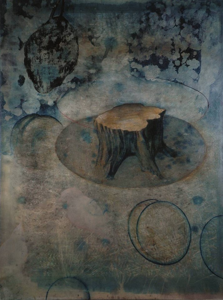Timothy McDowell
If Not for the Birds and Bees, 2012
oil, alkyd, cyanotype on wood panel, 48 x 36 in.