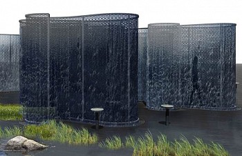 Mary Miss - Wall of Water, Beijing, China