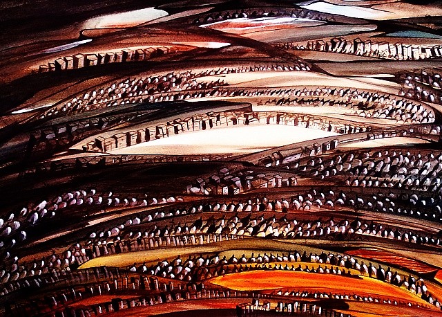 Shinod Akkaraparambil
Multitude 12, 2012
acrylic on paper, 30 x 22 in.
