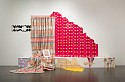 Julie Alpert, Mantel
2013, paint, wood, custom fabric, vinyl