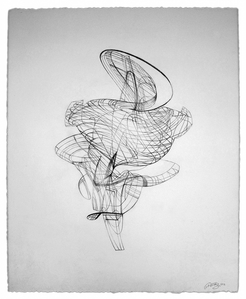 Colin Goldberg
Wireframe Drawing #1, 2011
graphite pencil drawing on Rives BFK paper, 22 x 29 in.