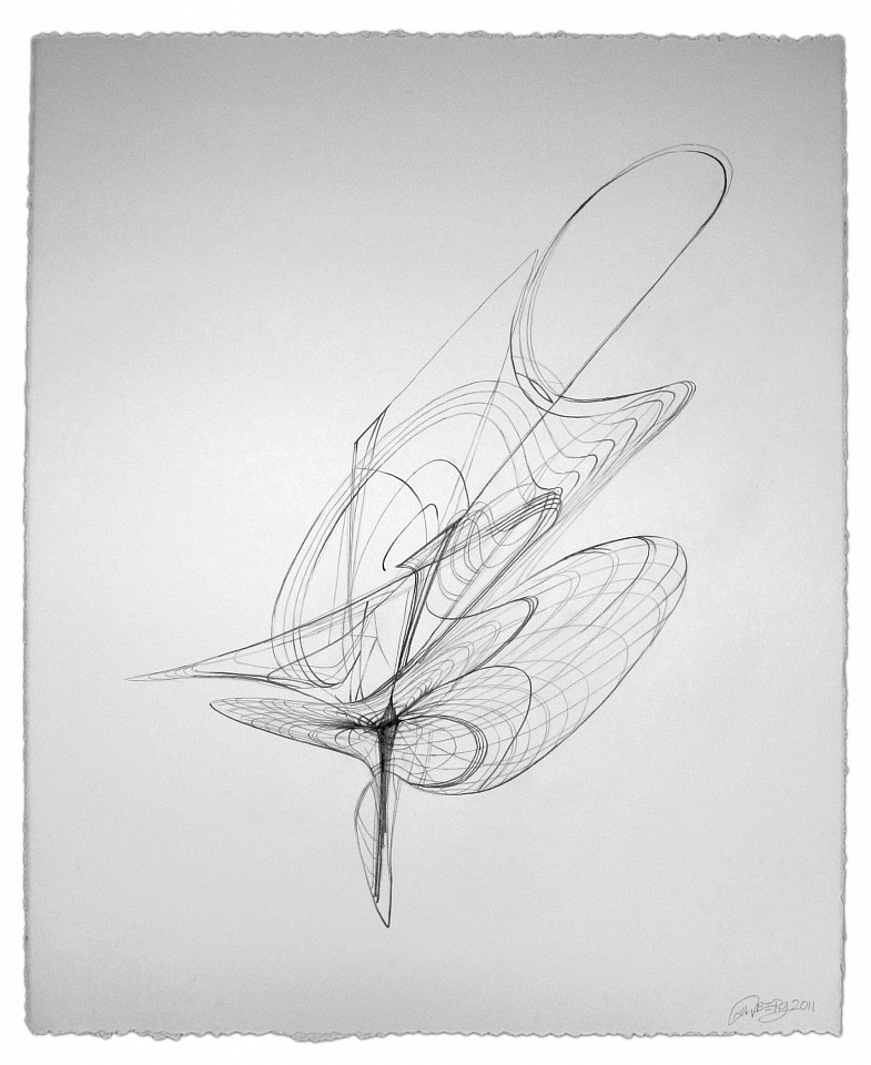 Colin Goldberg
Wireframe Drawing #3, 2011
graphite pencil drawing on Rives BFK paper, 22 x 29 in.