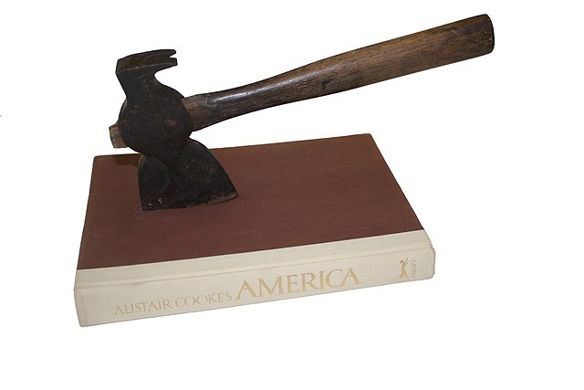 J.C. Lenochan
Melanin Chronicles "The Failure of Democracy", 2011
Axe on Book, 15 x 12 x 14 in.