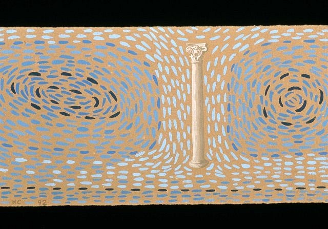 Marina Cappelletto
Column, 1992
gouache, 8 x 15 in.