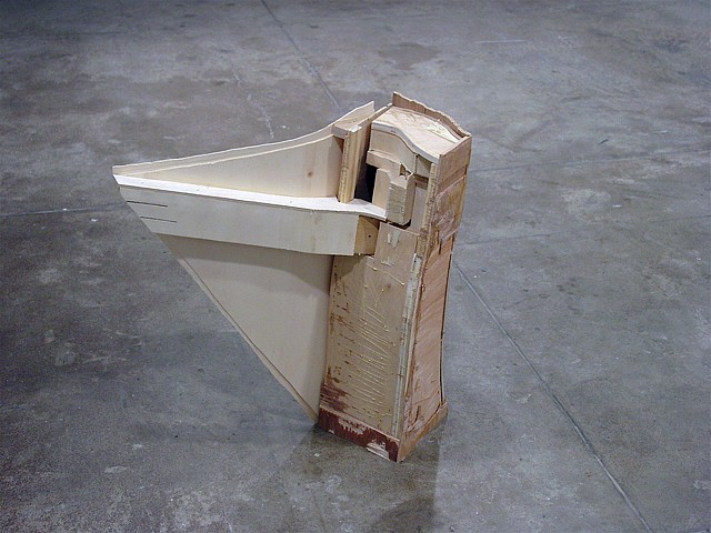 Hans Accola
Ghost, 2004
wood, 30 x 27 x 11 in.