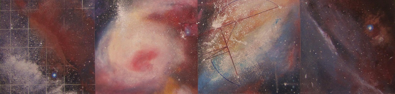Cynthia Willett
Cone Nebula #2, 2012
mixed media on paper, 7 x 28 in.