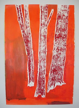 Meghan Gerety - Red on Orange Trees